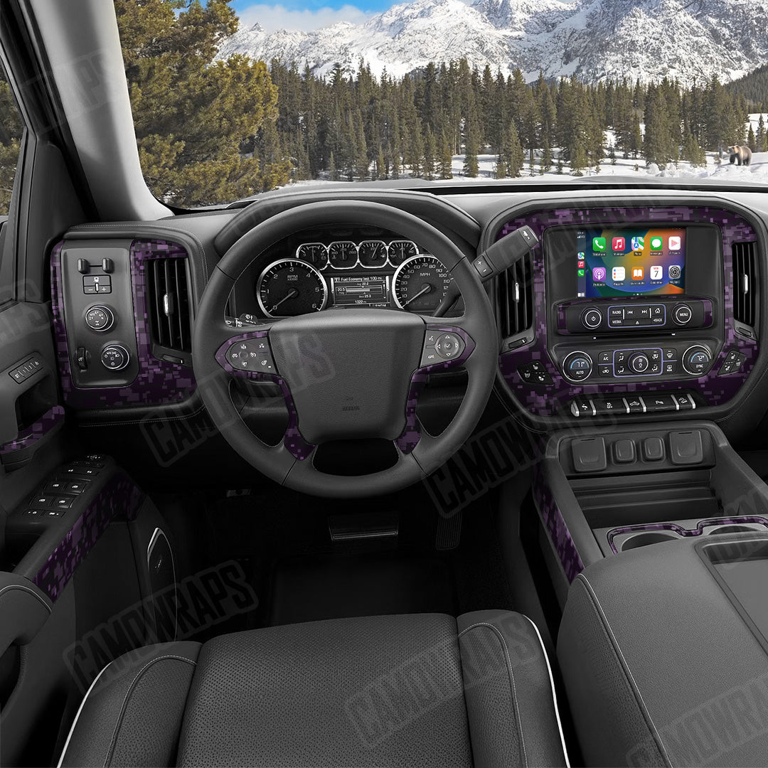 Digital Darkwing Camo Car Interior Skin