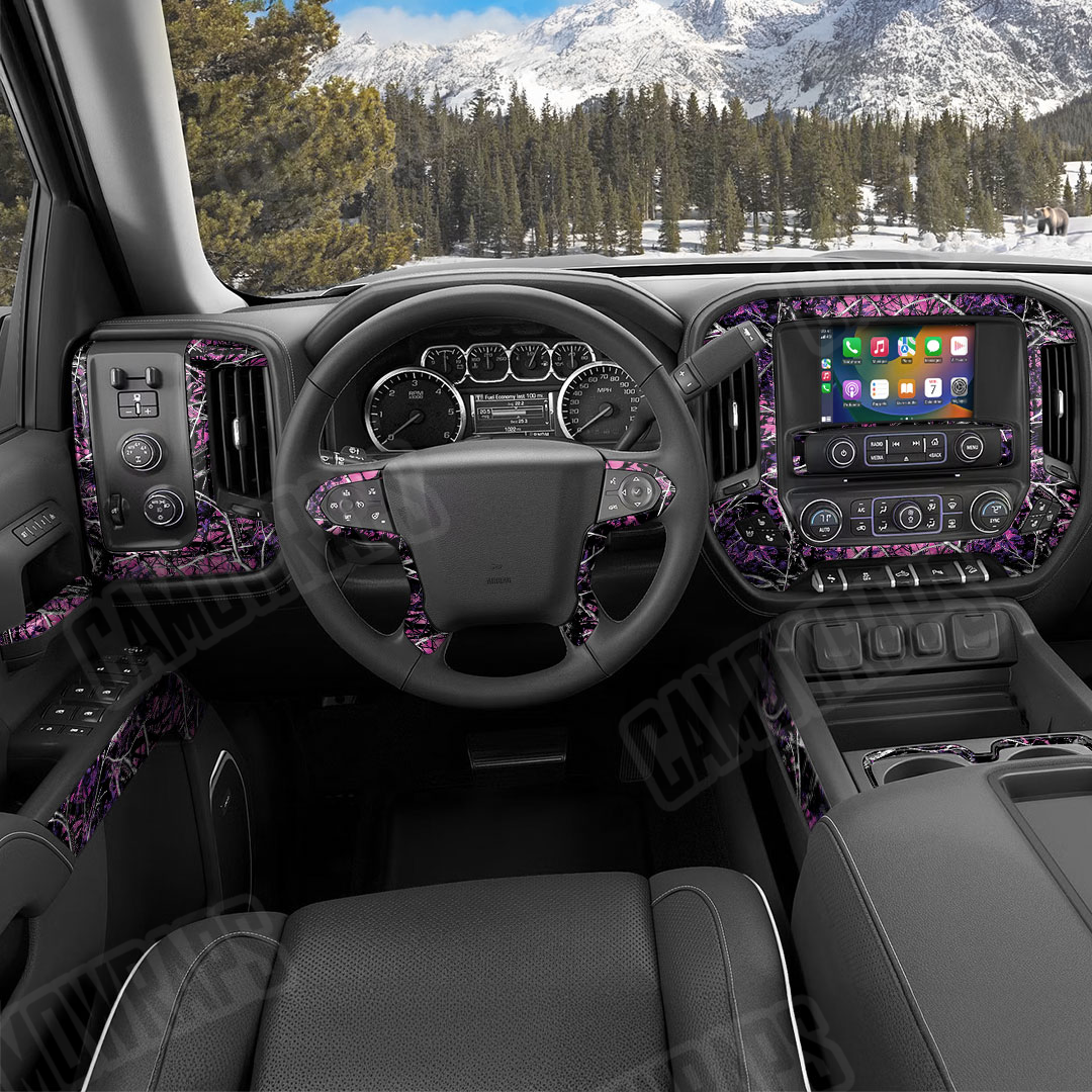 Muddy Girl Original Camo Car Interior Skin
