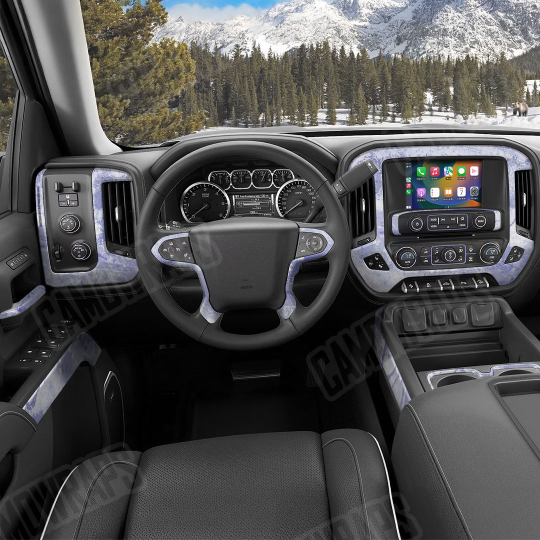 Realtree XTREME Barley Purple Camo Car Interior Skin