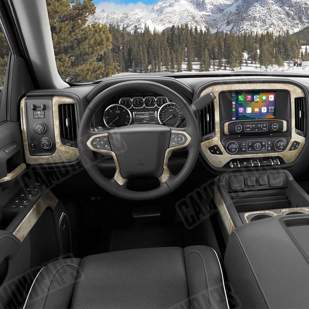 Realtree XTREME Sandstone Camo Car Interior Skin