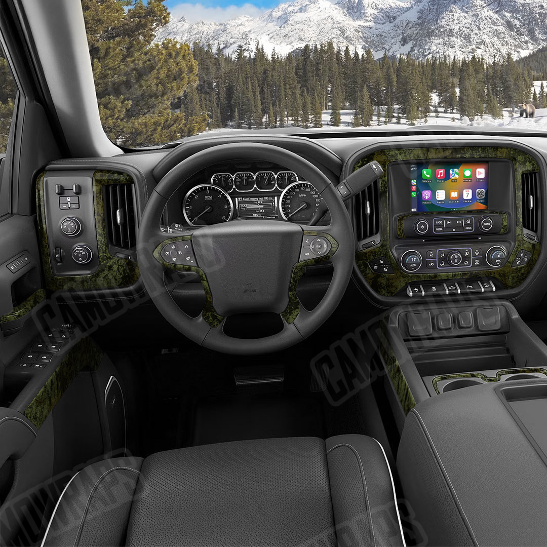 Substrate Shadowbark Camo Car Interior Skin