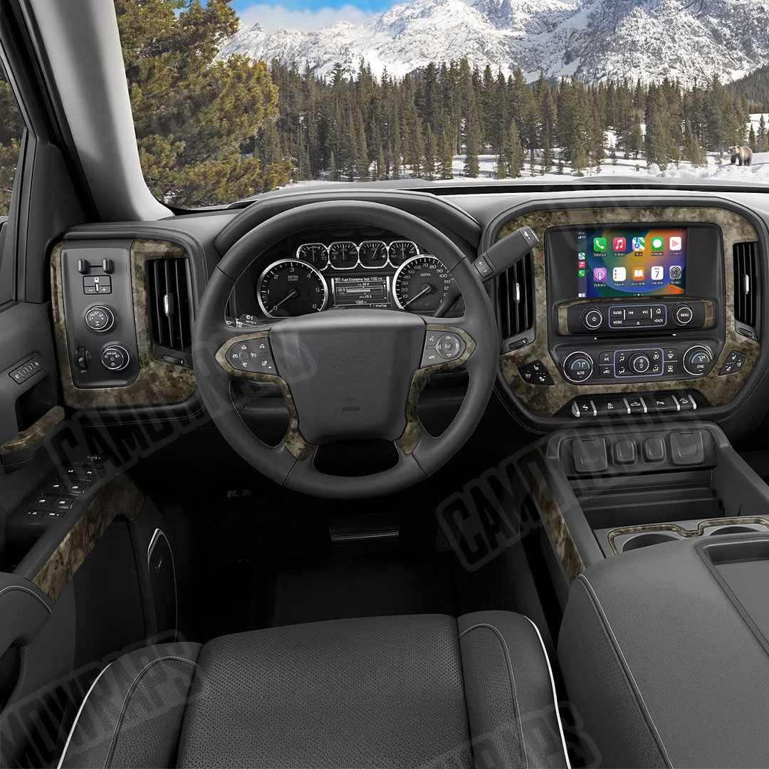 Substrate Stealth Camo Car Interior Skin