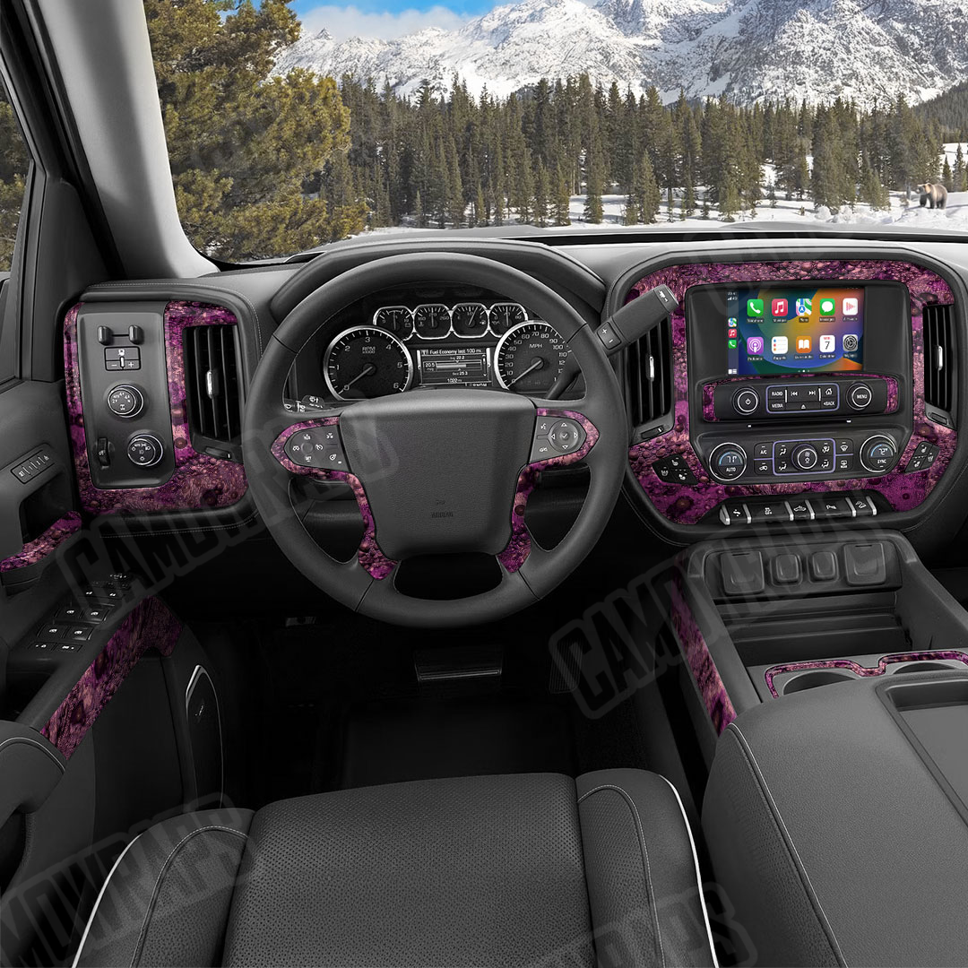 Toadaflage Grape Jelly Camo Car Interior Skin
