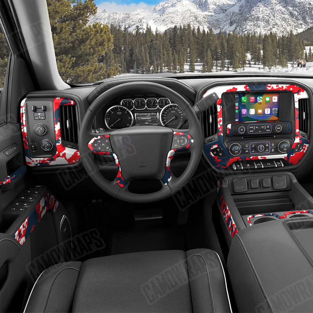 Treetop America Camo Car Interior Skin