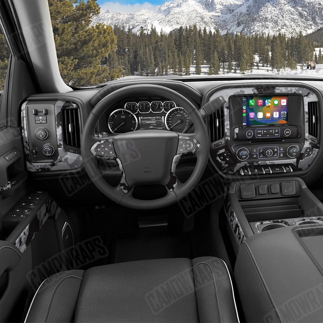 Treetop Urban Night Camo Car Interior Skin