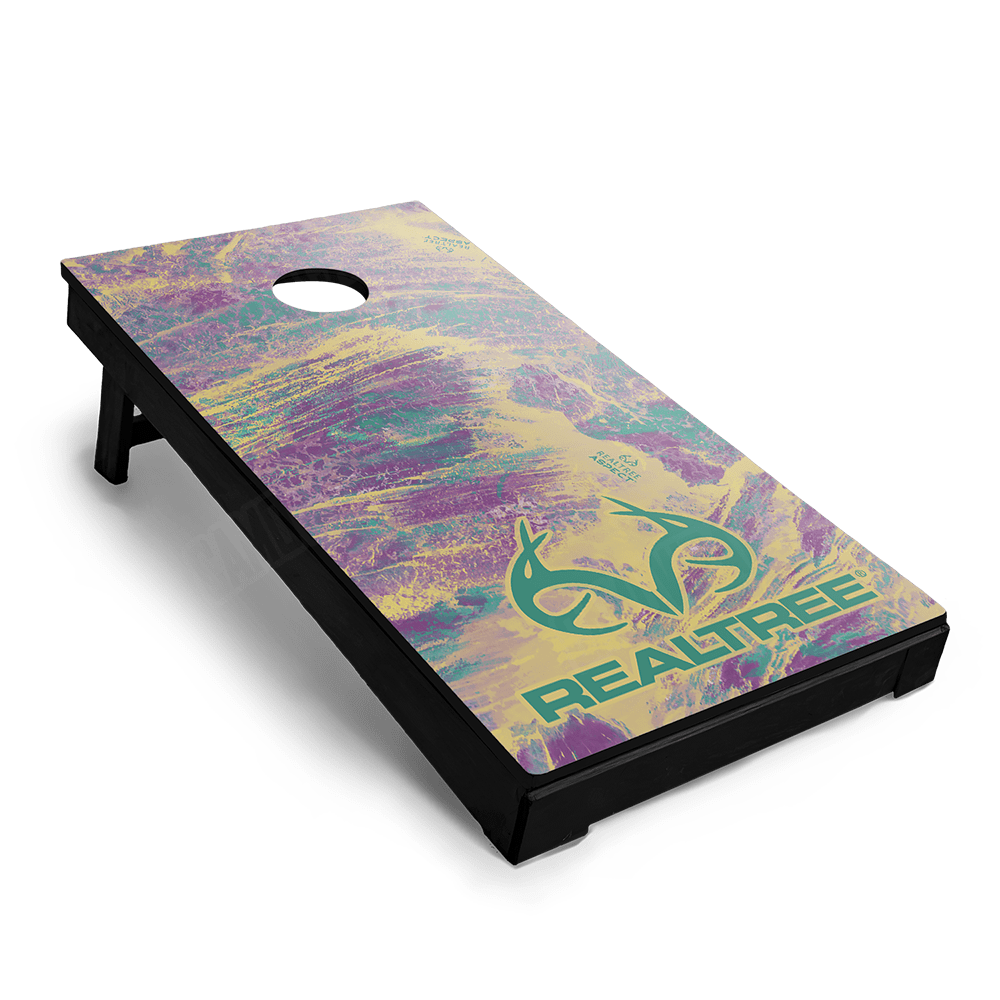 Realtree Aspect Cranberry Cornhole Vinyl Wrap