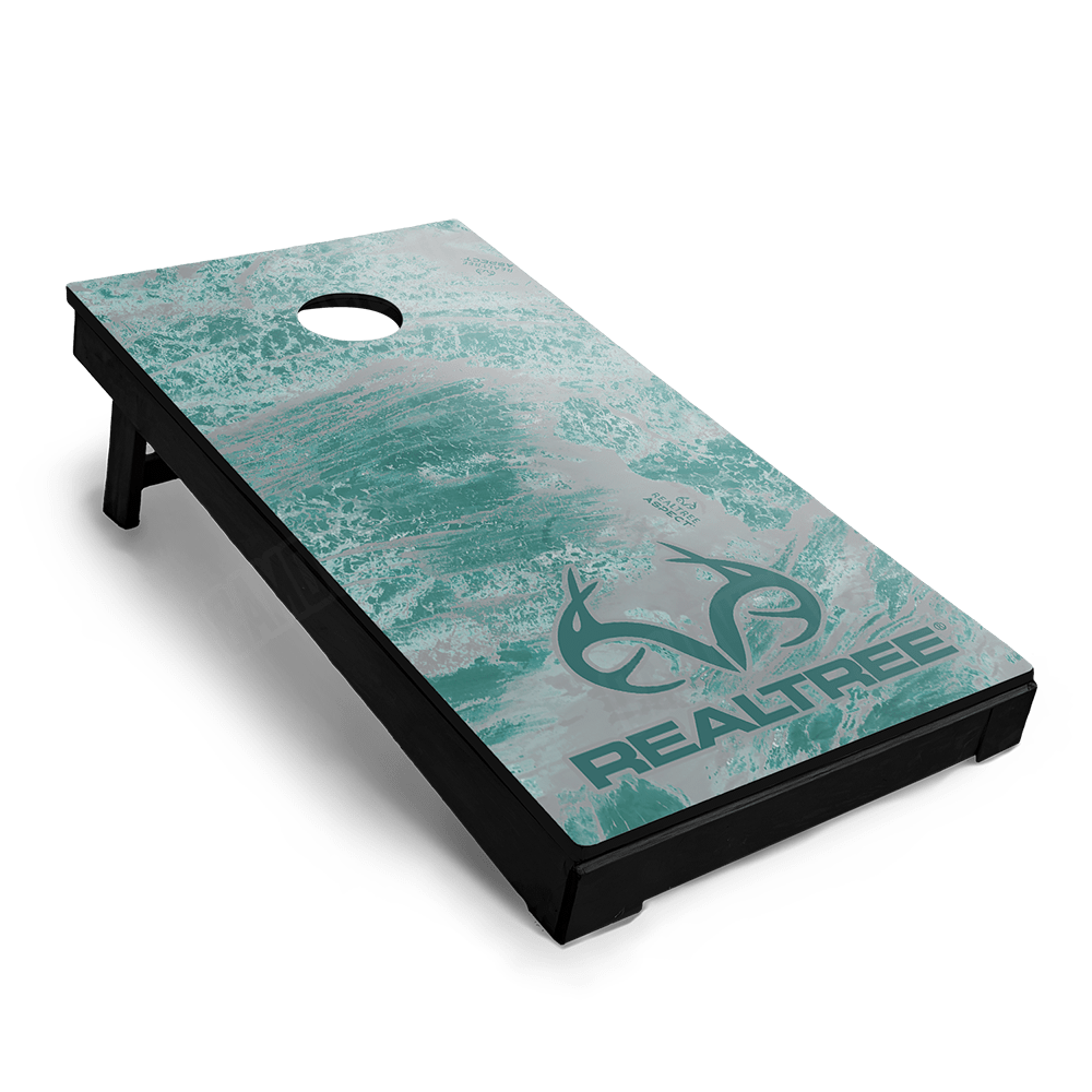 Realtree Aspect Ice Water Cornhole Vinyl Wrap