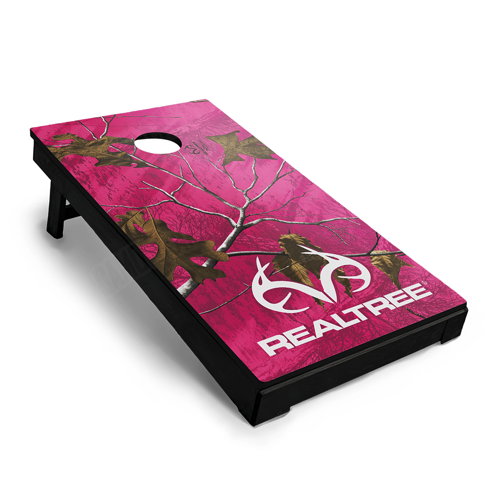 Realtree XTRA Colors Magenta Cornhole Vinyl Wrap