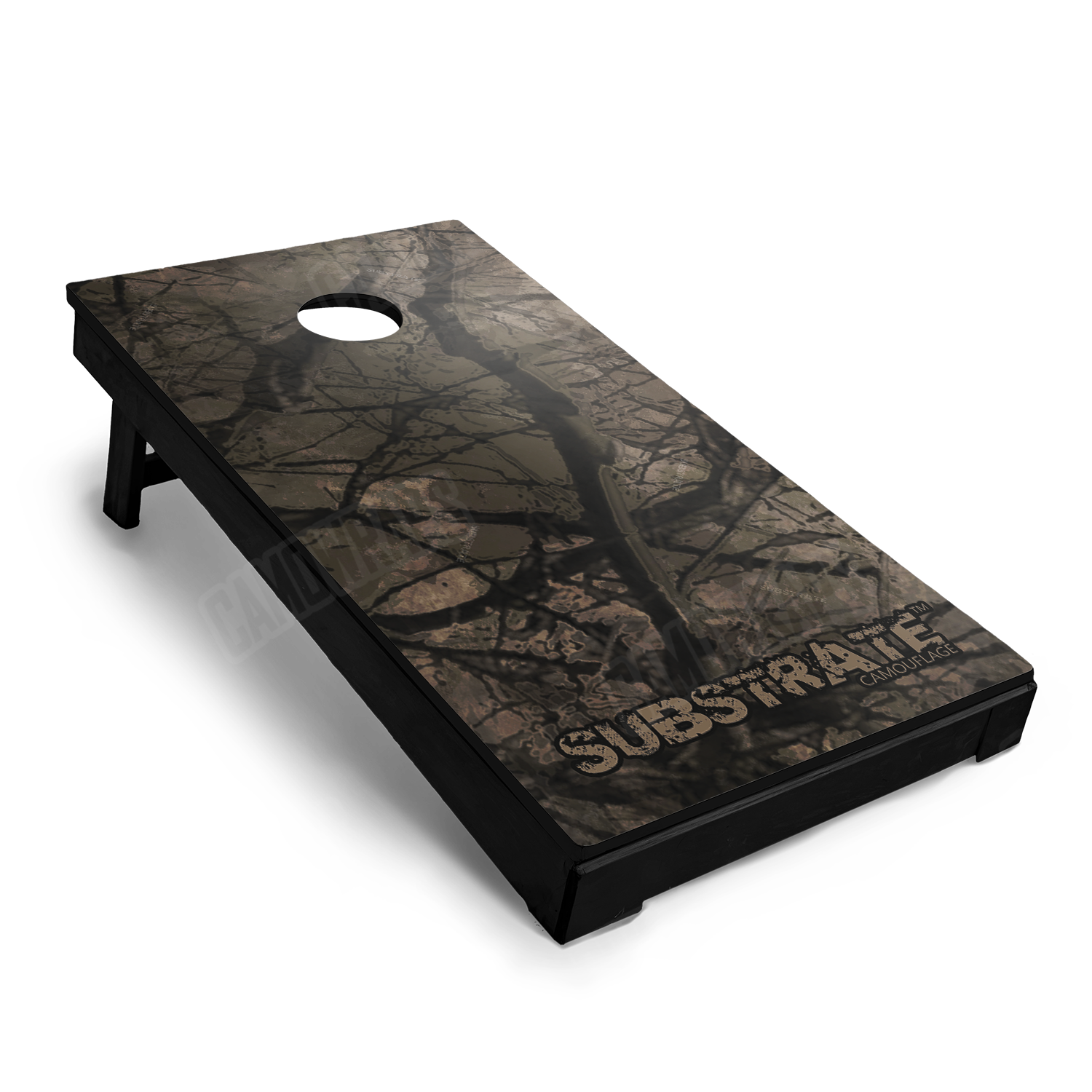 Substrate Shrub Stalker Cornhole Vinyl Wrap