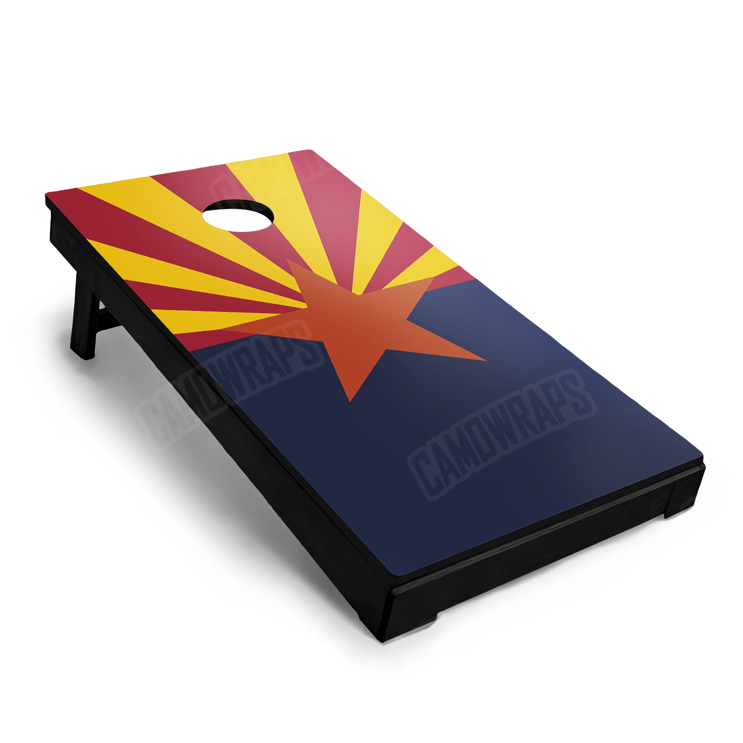 US States Arizona Flag Cornhole Vinyl Wrap