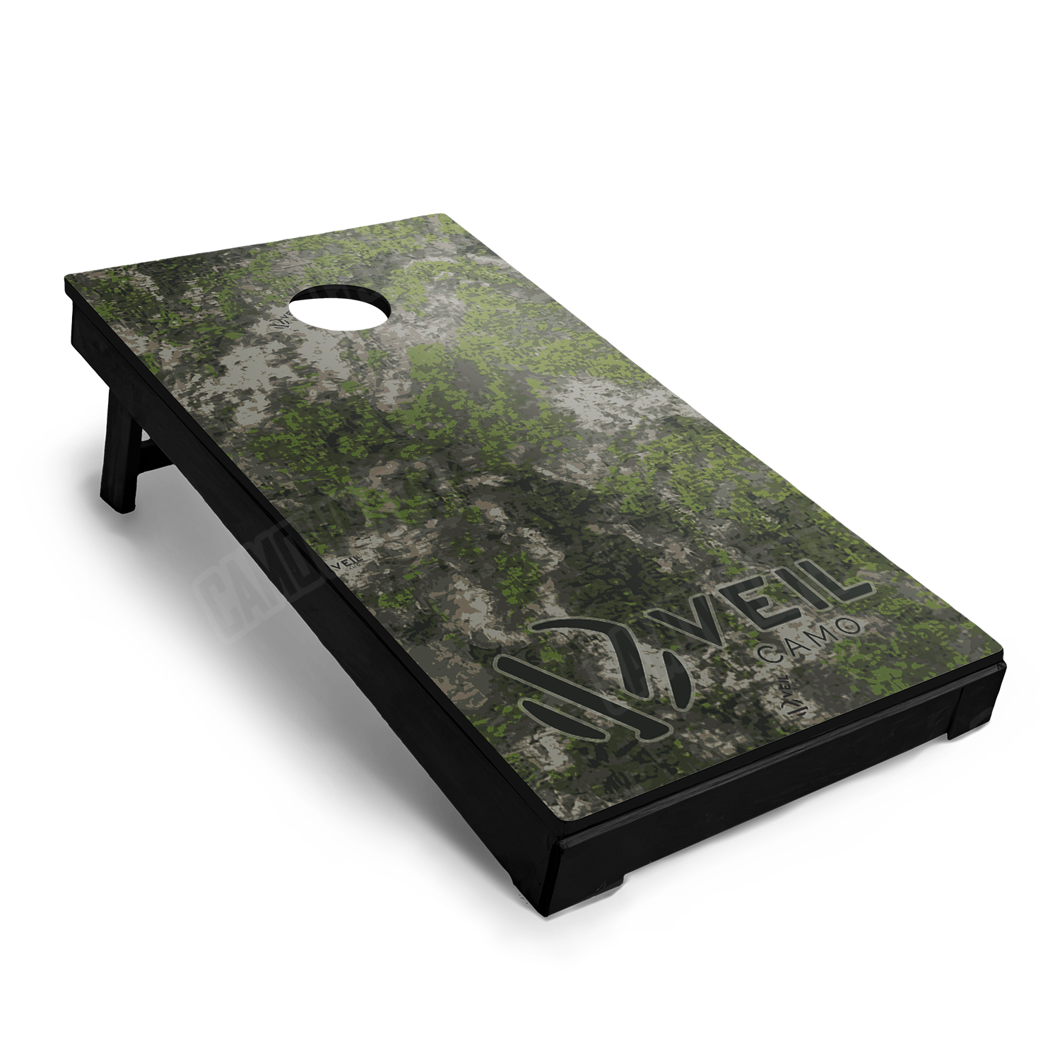 Veil Moss Monster Cornhole Vinyl Wrap