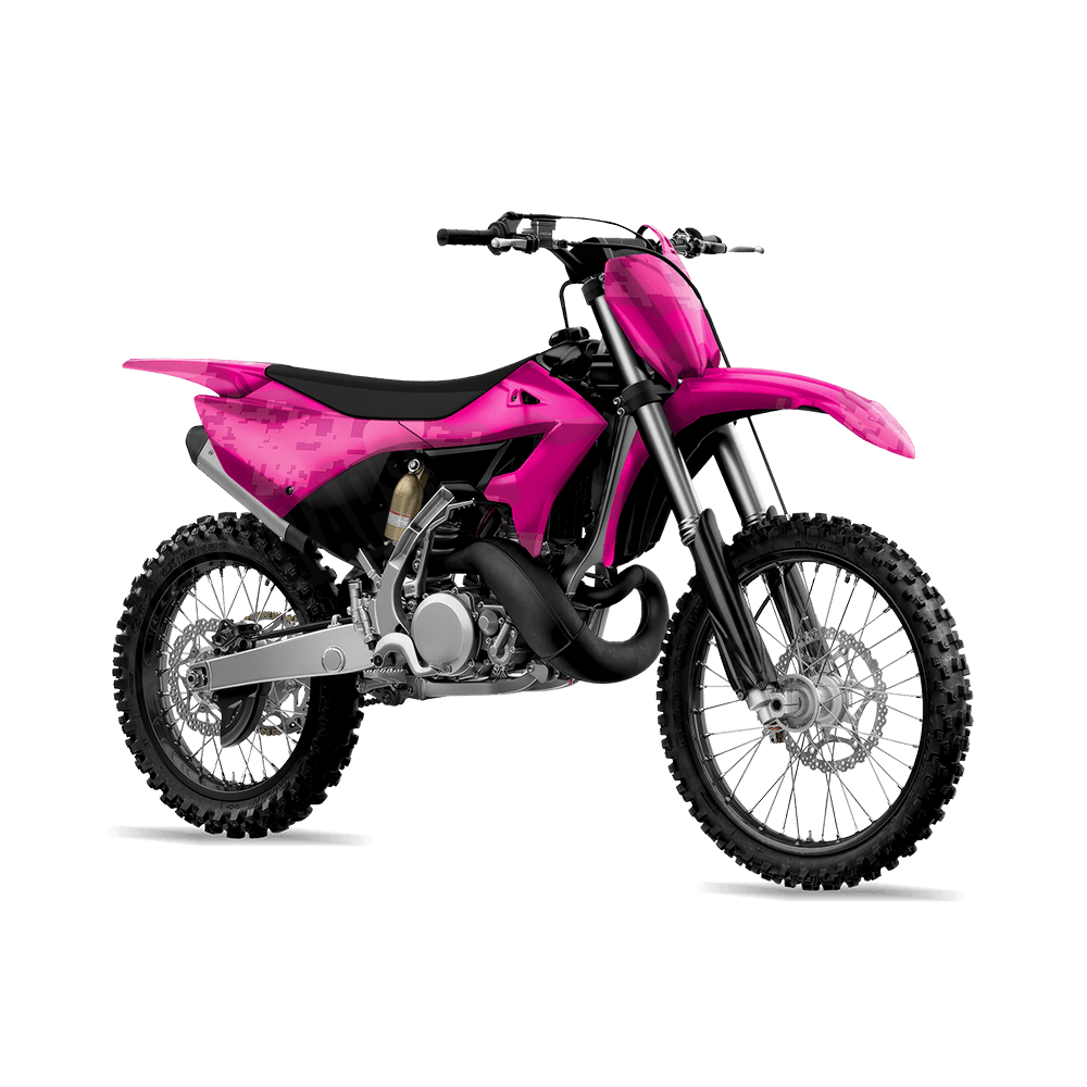 Compound Elite Magenta Camo Dirt Bike Vinyl Wrap