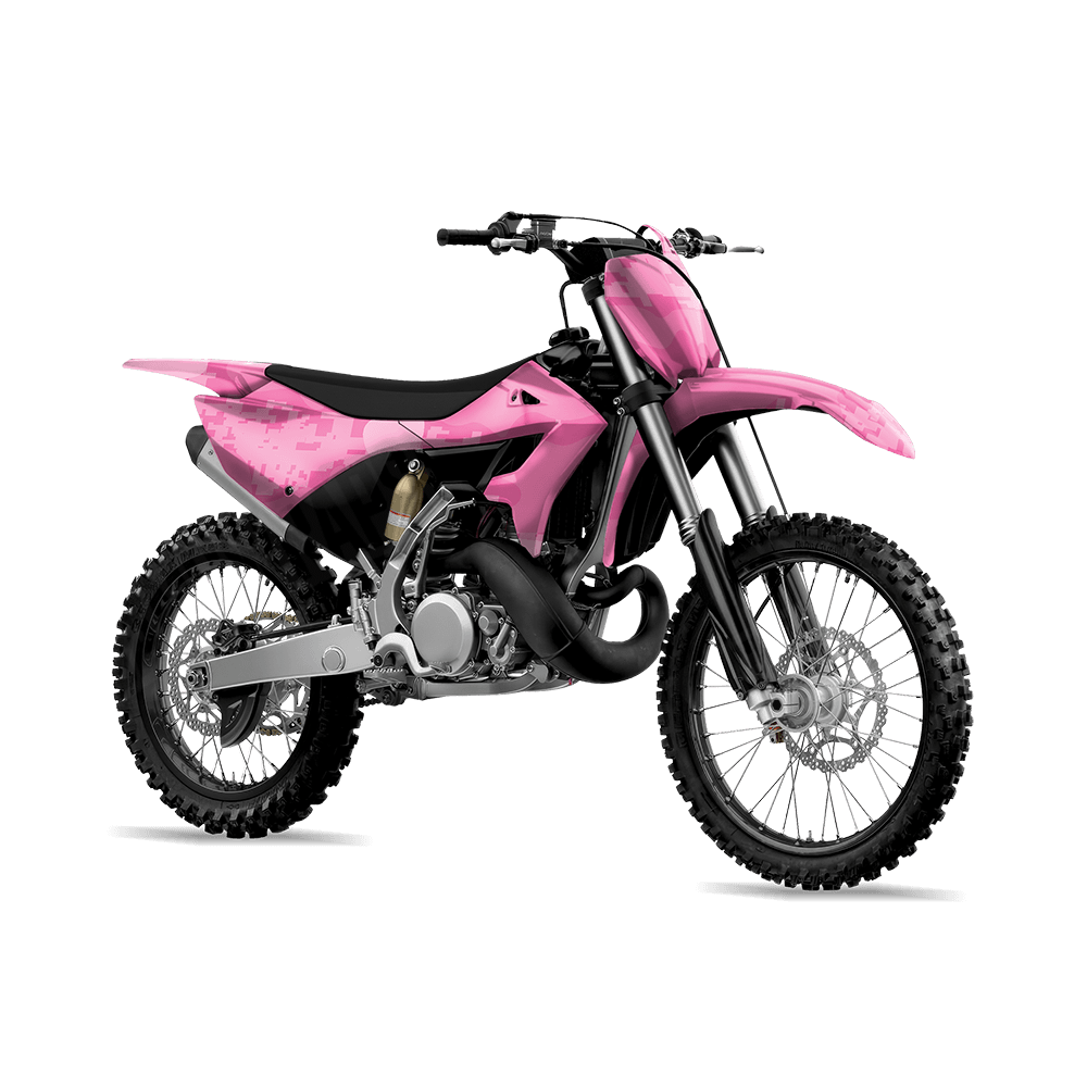 Compound Elite Pink Camo Dirt Bike Vinyl Wrap