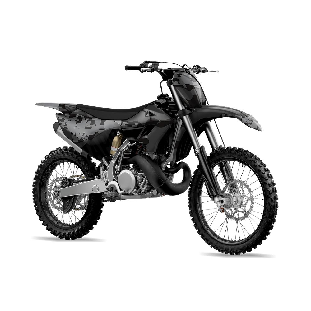 Compound Midnight Camo Dirt Bike Vinyl Wrap