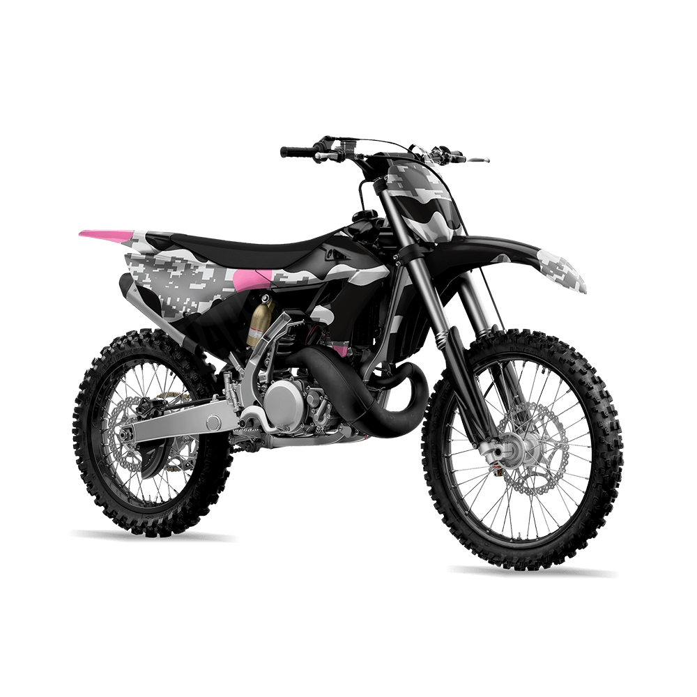 Compound Urban Pink Camo Dirt Bike Vinyl Wrap