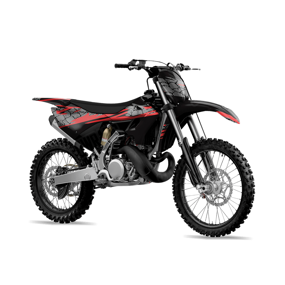 Dragonbreath Red Dirt Bike Wraps