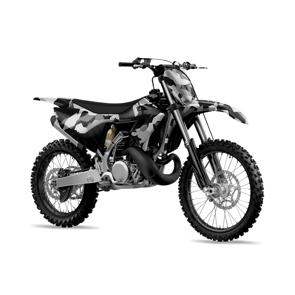 Erratic Urban Night Camo Dirt Bike Vinyl Wrap