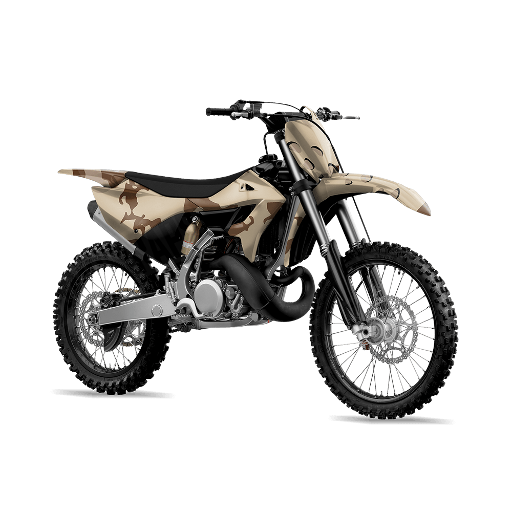 Jumbo Battle Storm Original Desert Camo Dirt Bike Vinyl Wrap