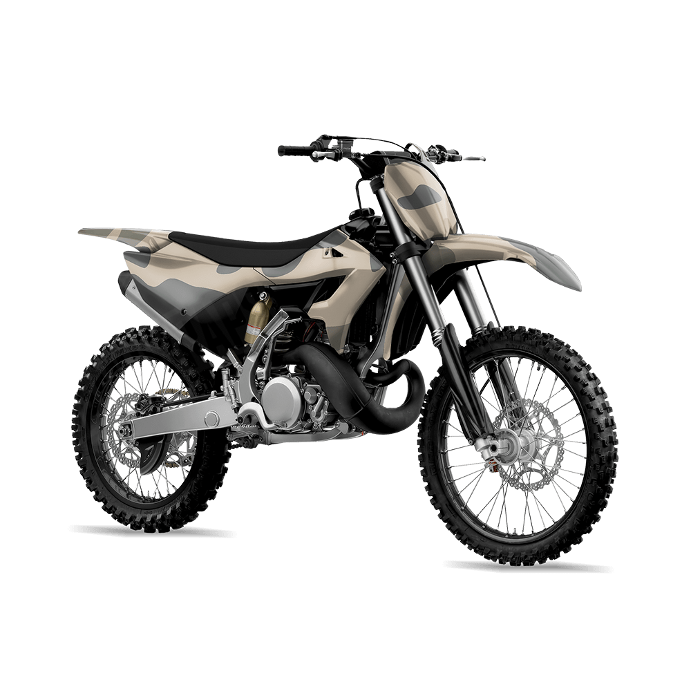 Jumbo Classic Army Camo Dirt Bike Vinyl Wrap
