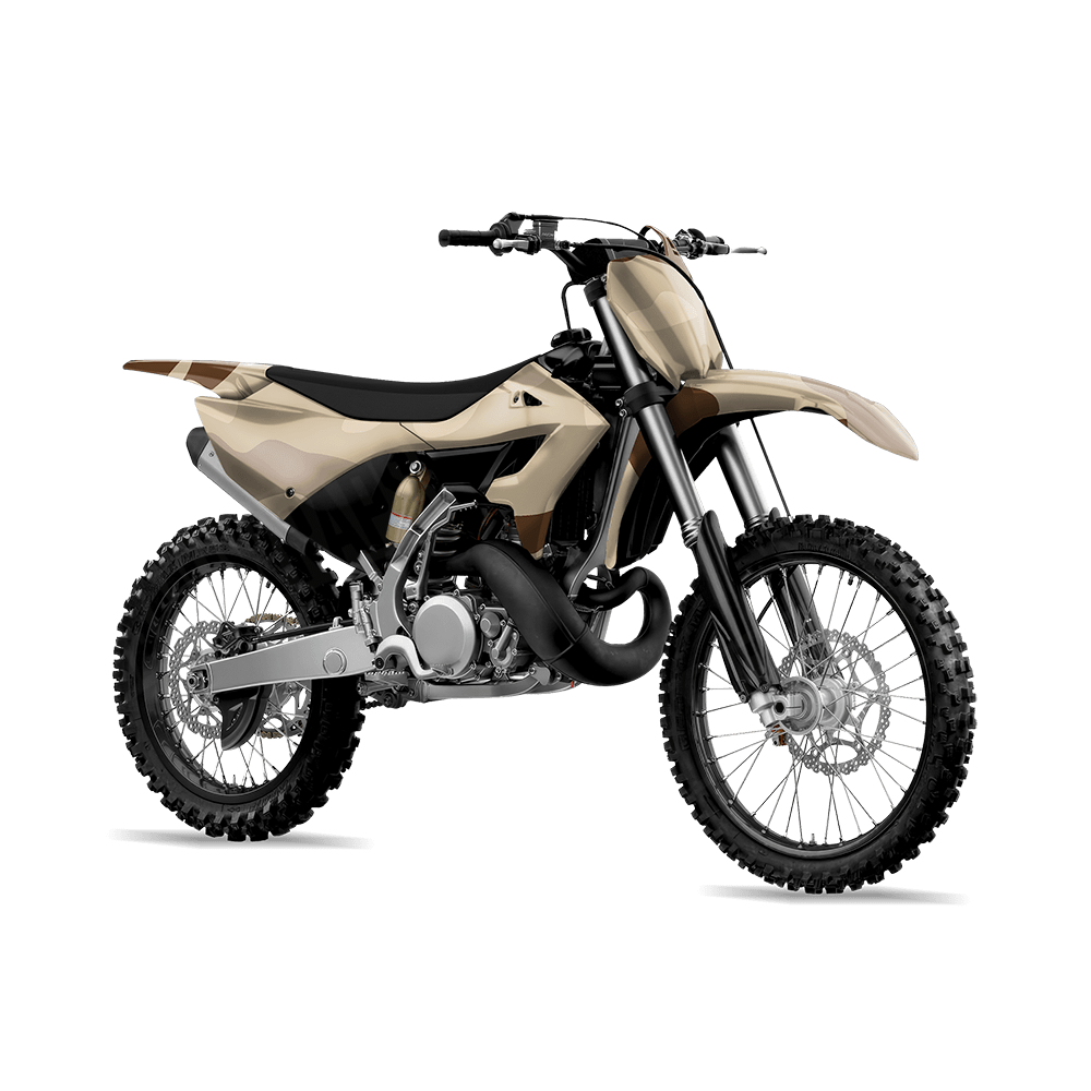 Jumbo Classic Desert Camo Dirt Bike Vinyl Wrap