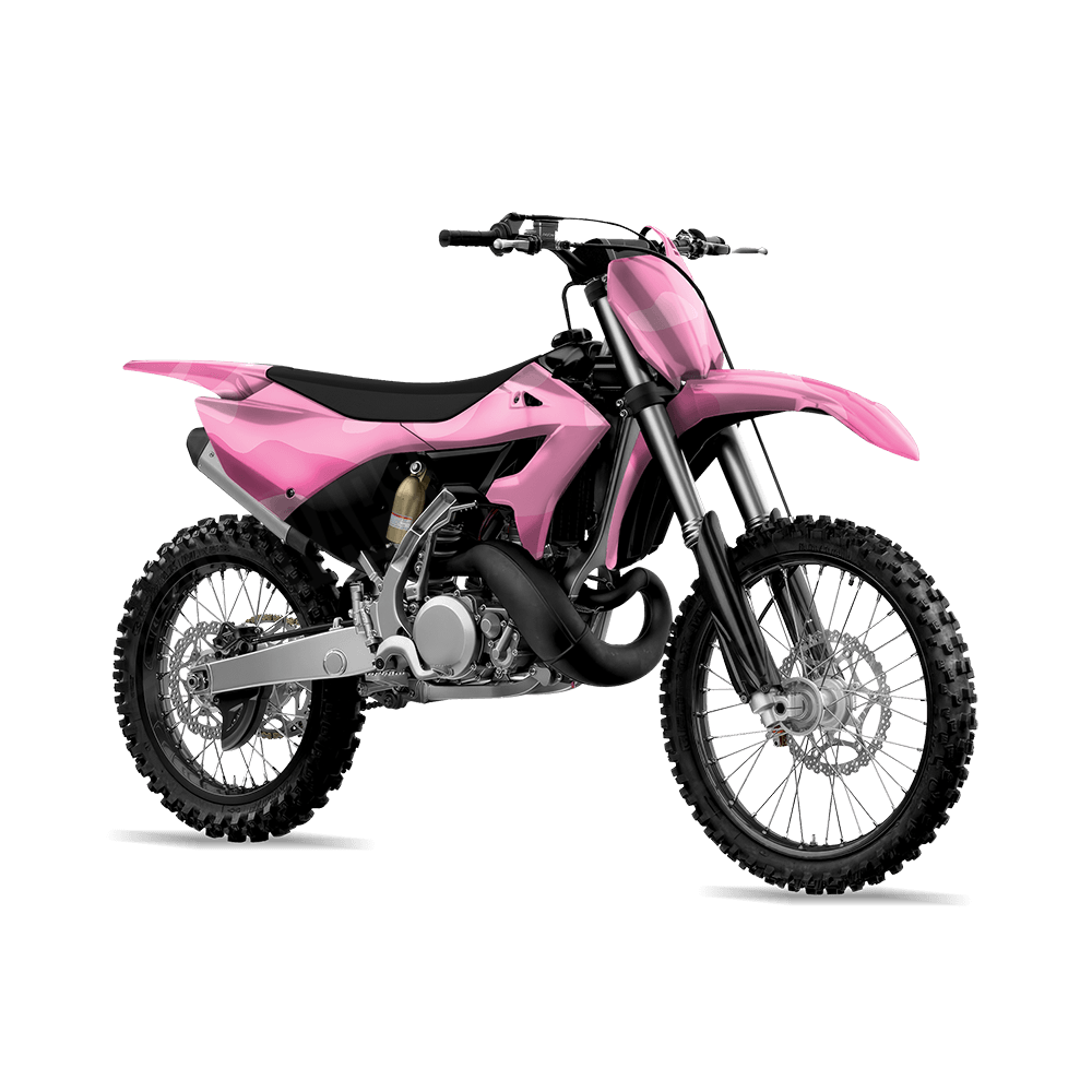 Jumbo Classic Elite Pink Camo Dirt Bike Vinyl Wrap
