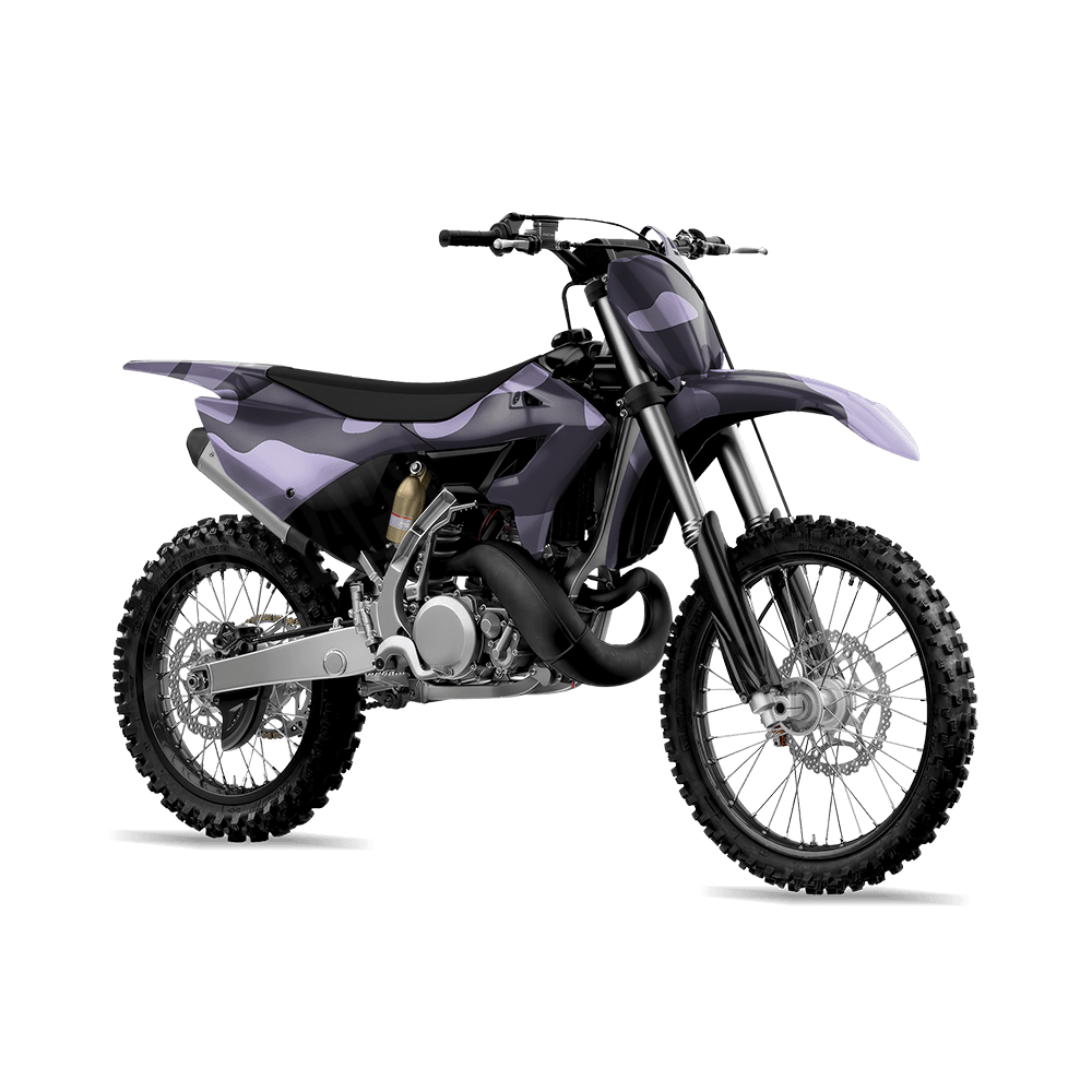 Jumbo Classic Lilac Camo Dirt Bike Vinyl Wrap