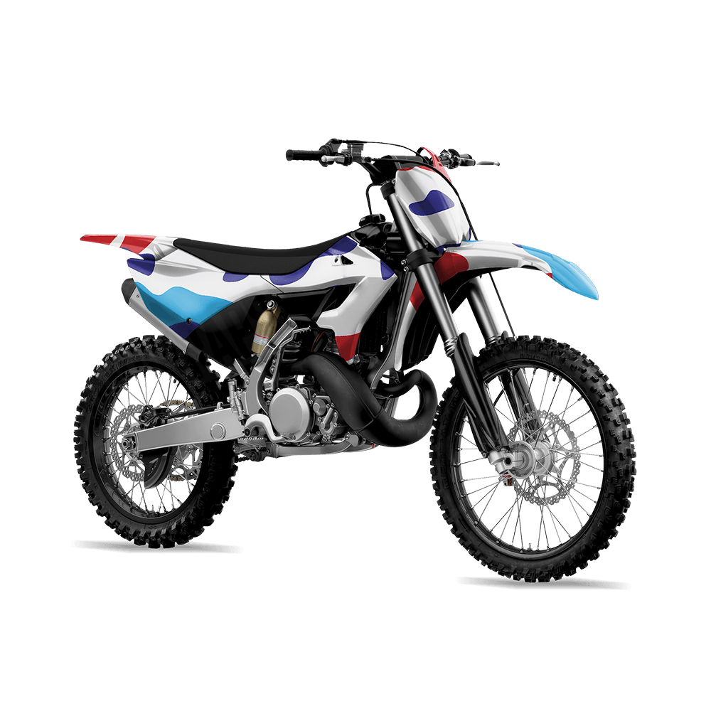 Jumbo Classic M Series Camo Dirt Bike Vinyl Wrap