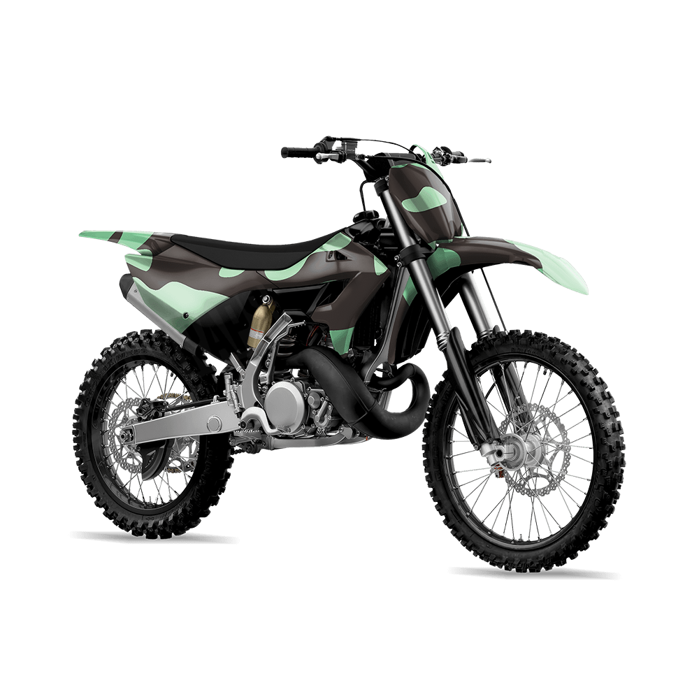 Jumbo Classic Mint Chocolate Chip Camo Dirt Bike Vinyl Wrap