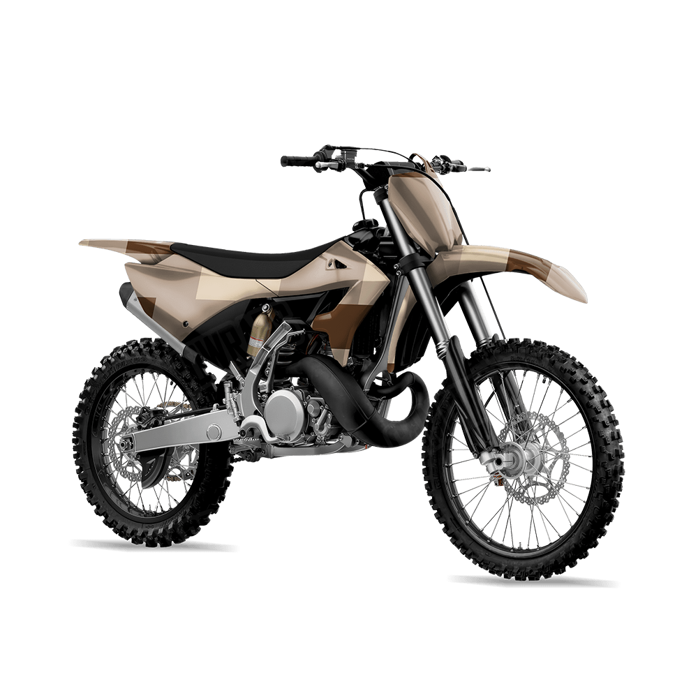 Pixel Desert Dirt Bike Wraps