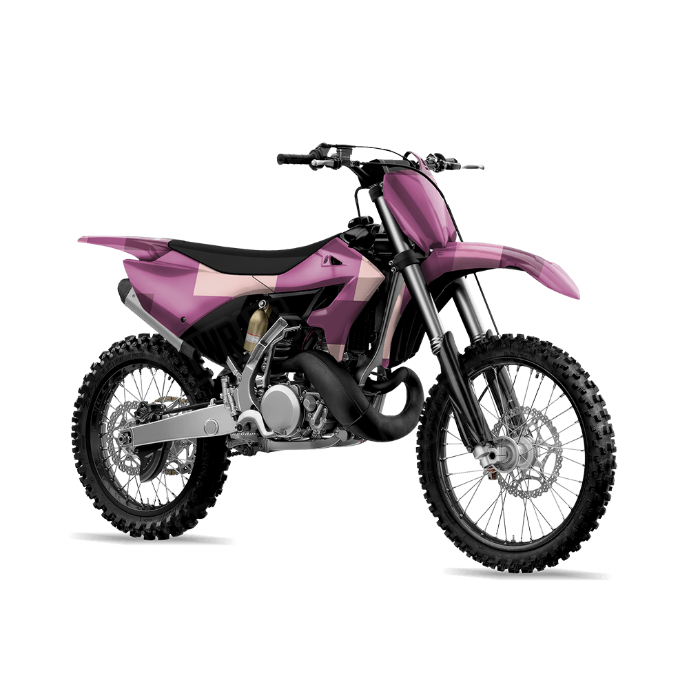 Pixel Floral Dirt Bike Wraps