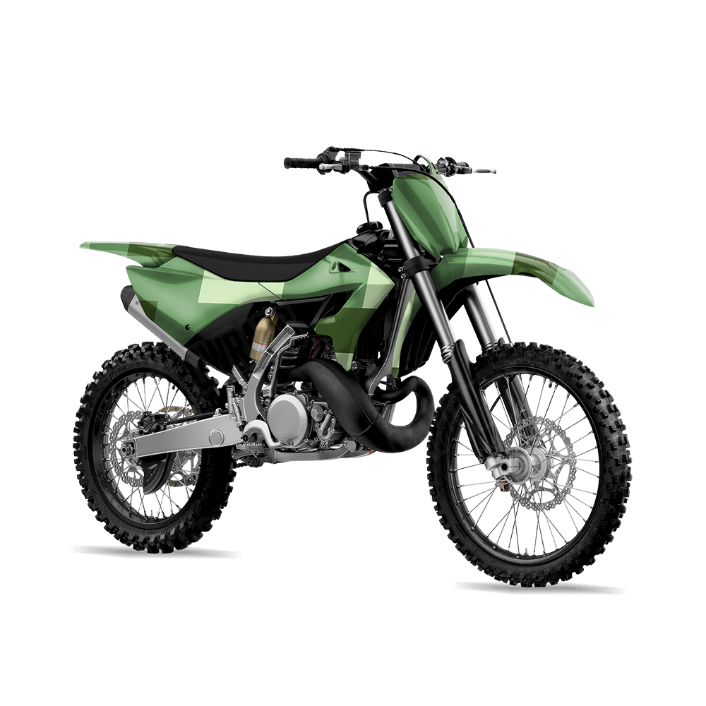 Pixel Pistachio Dirt Bike Wraps