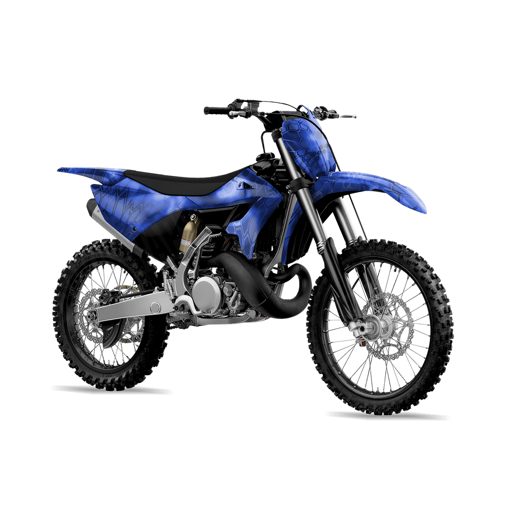 Kryptek Blue Camo Dirt Bike Vinyl Wrap