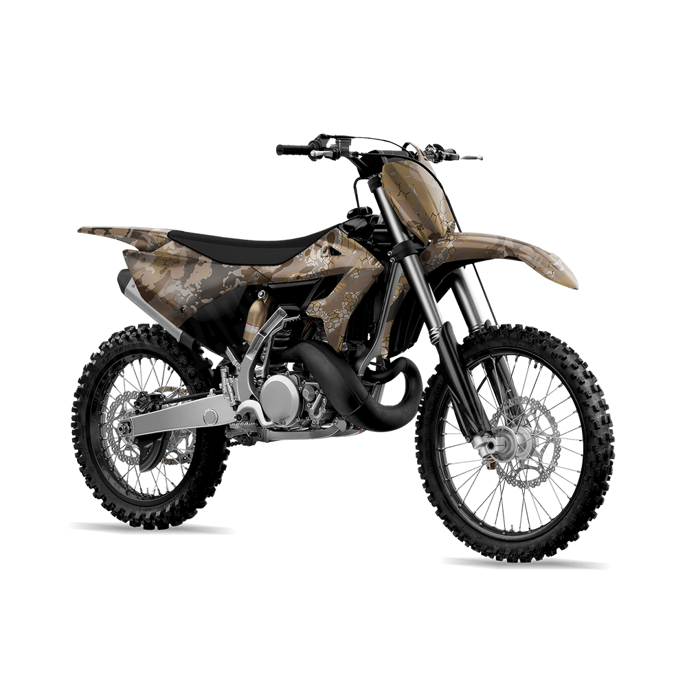 Kryptek Flyway Camo Dirt Bike Vinyl Wrap