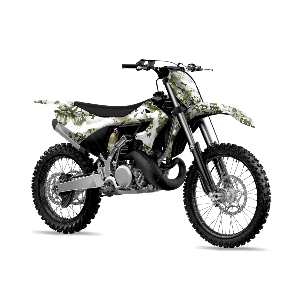 Kryptek Obskura Grom Camo Dirt Bike Vinyl Wrap
