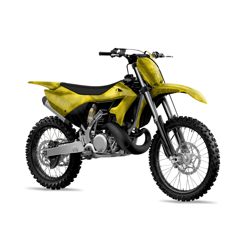 Kryptek Yellow Camo Dirt Bike Vinyl Wrap