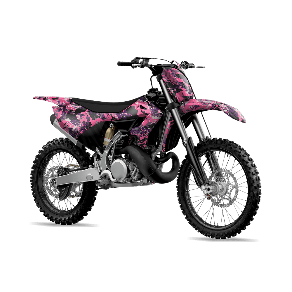 Muddy Girl Flat Camo Dirt Bike Vinyl Wrap