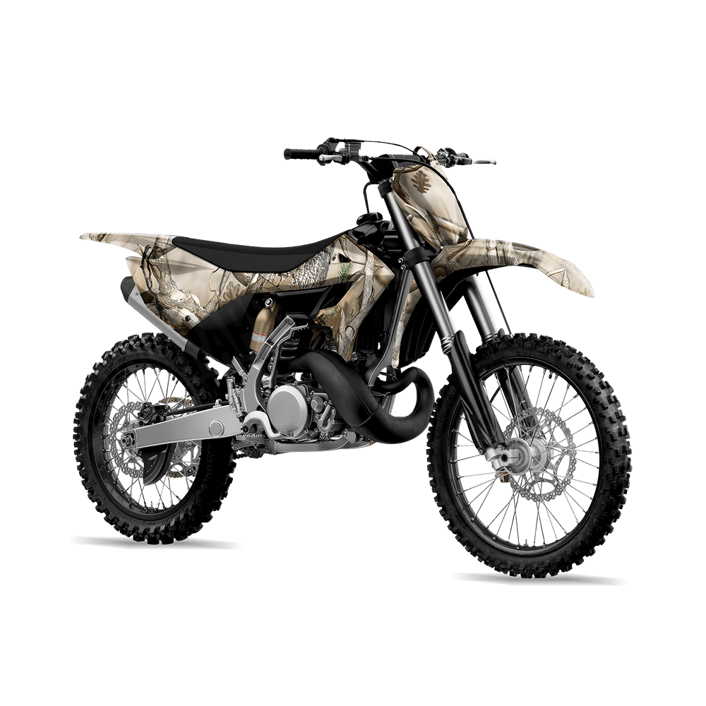 Nature Lifeless Woods Buck Skull Camo Dirt Bike Vinyl Wrap