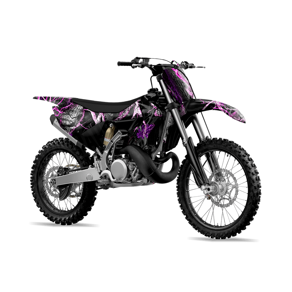 Nature Pink Voodoo Camo Dirt Bike Vinyl Wrap