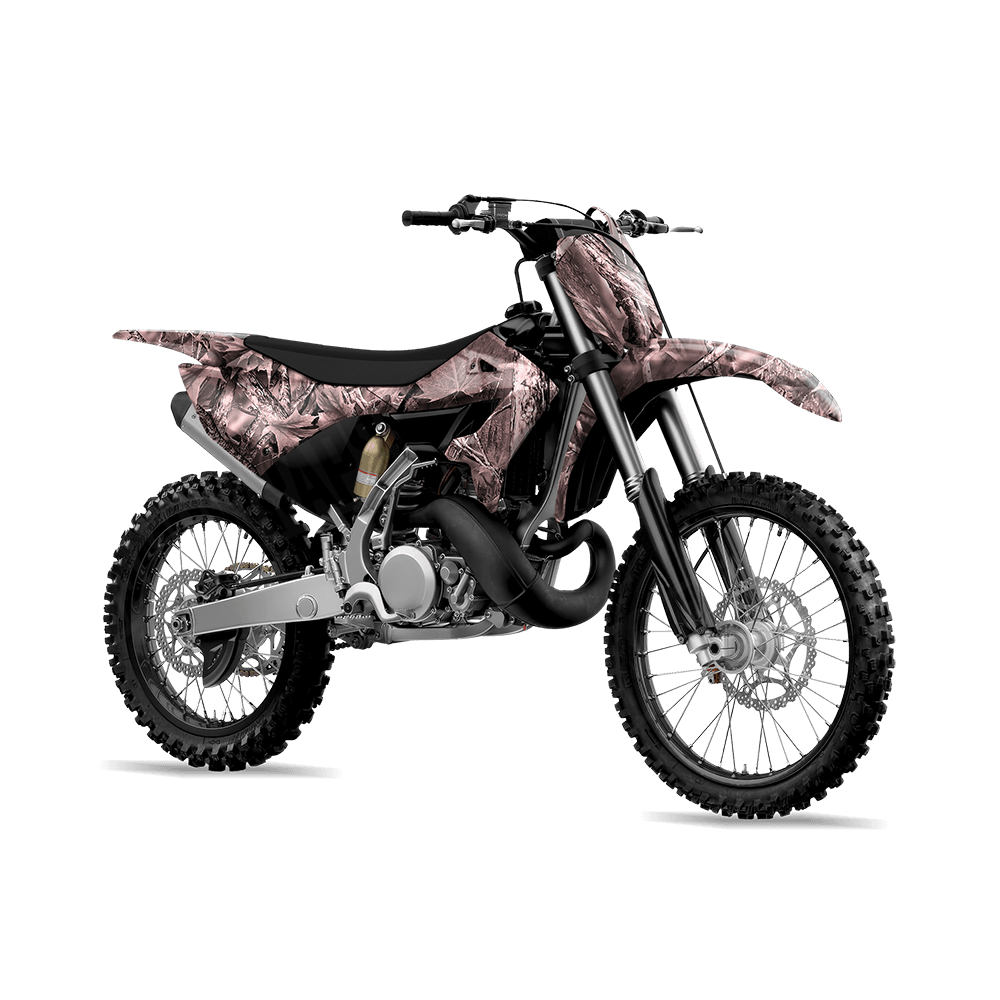 Nature Vintage Woodland Camo Dirt Bike Vinyl Wrap