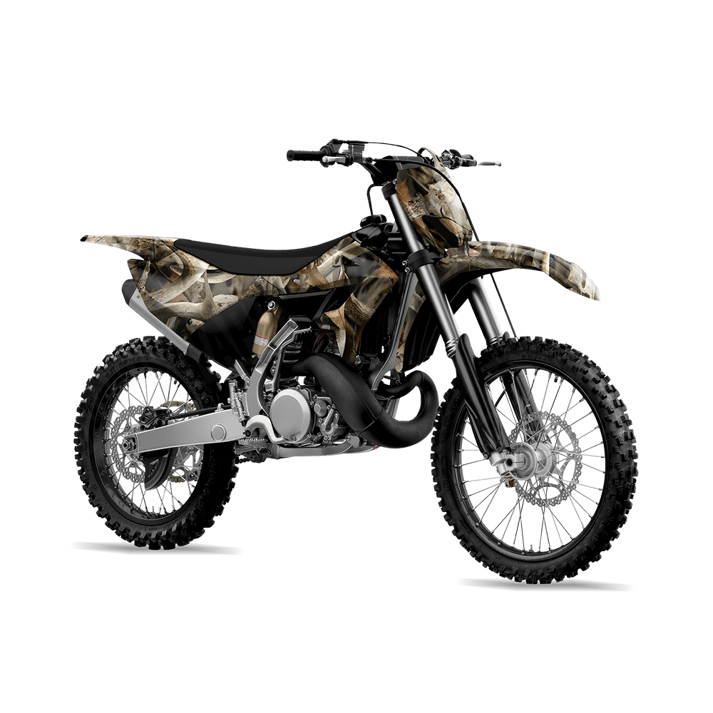 Next Bonz Camo Dirt Bike Vinyl Wrap