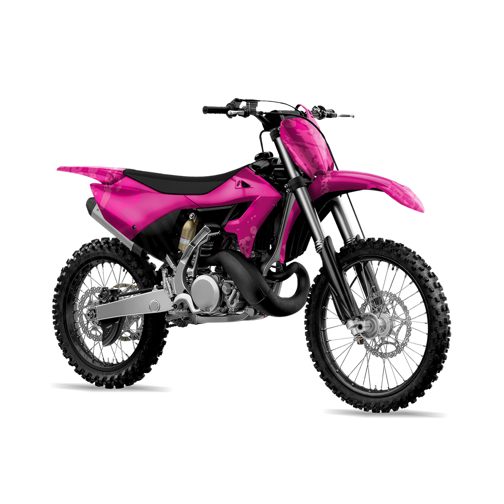 Pasted Elite Magenta Camo Dirt Bike Vinyl Wrap