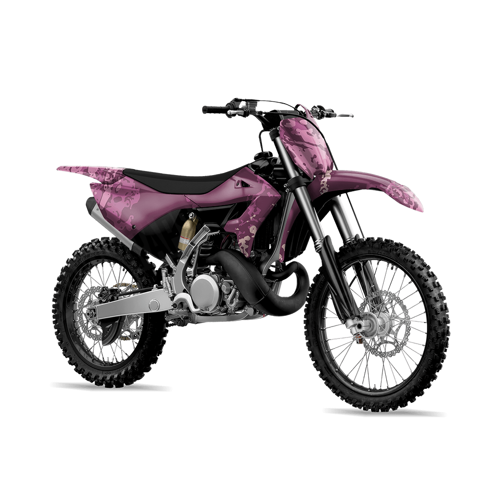 Pasted Floral Camo Dirt Bike Vinyl Wrap