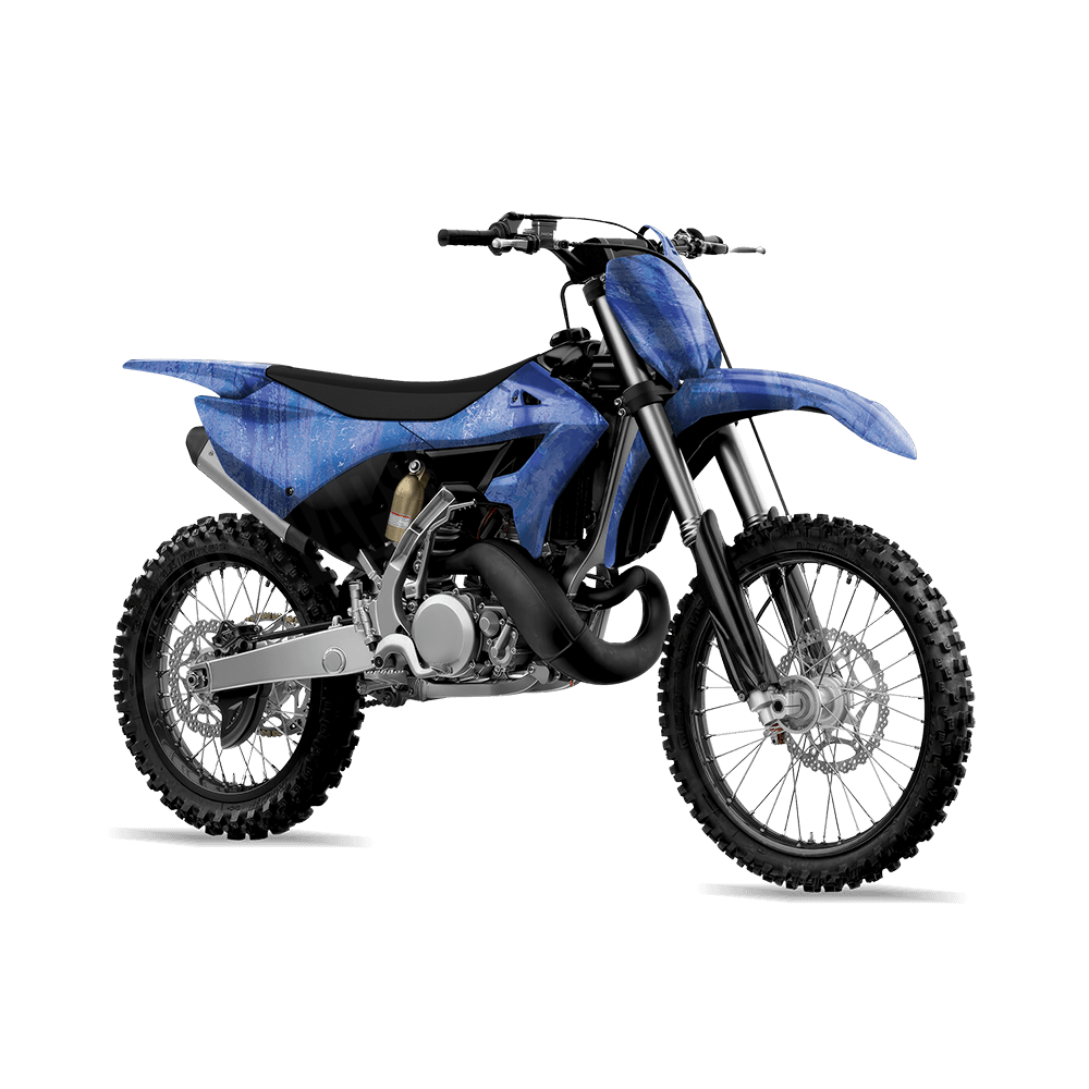 Realtree Aspect Royal Blue Camo Dirt Bike Vinyl Wrap