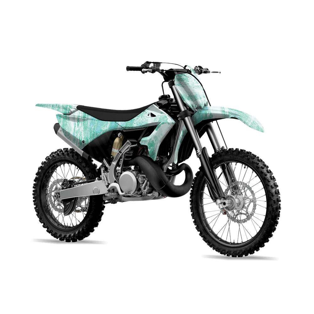 Realtree Aspect Teal Waters Camo Dirt Bike Vinyl Wrap