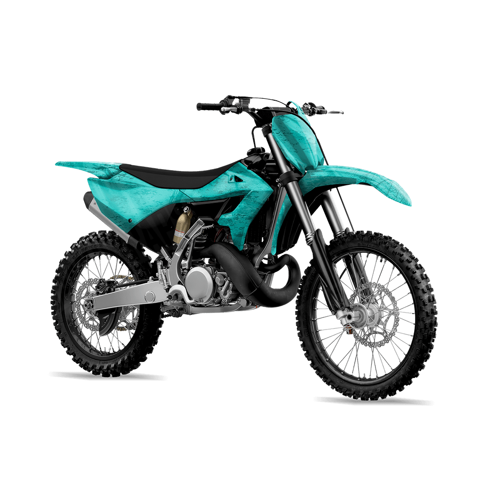 Realtree Fishing Tiffany Blue Camo Dirt Bike Vinyl Wrap