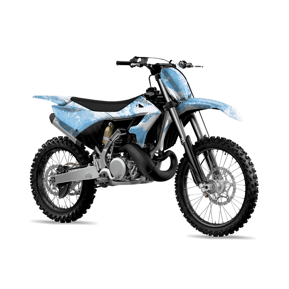 Realtree XTREME Ice Camo Dirt Bike Vinyl Wrap