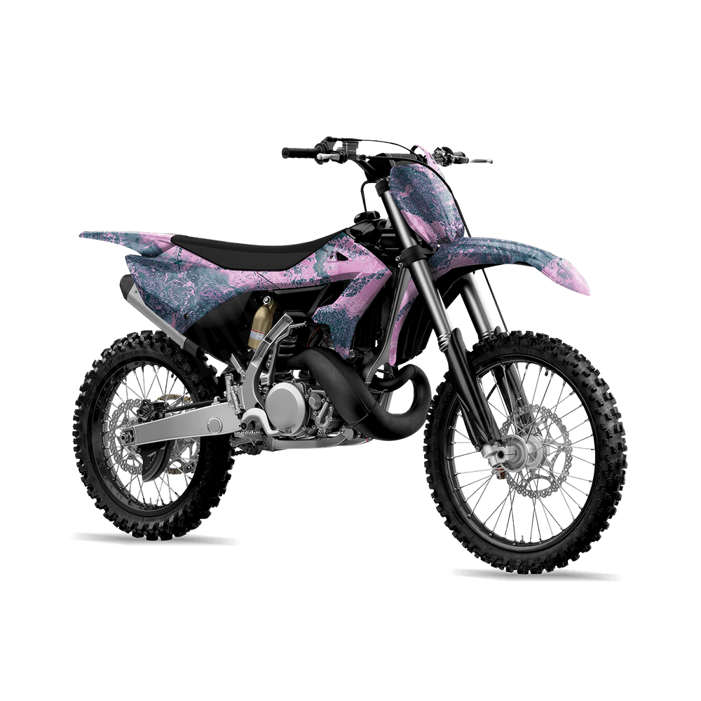 Realtree XTREME Lavender Haze Camo Dirt Bike Vinyl Wrap