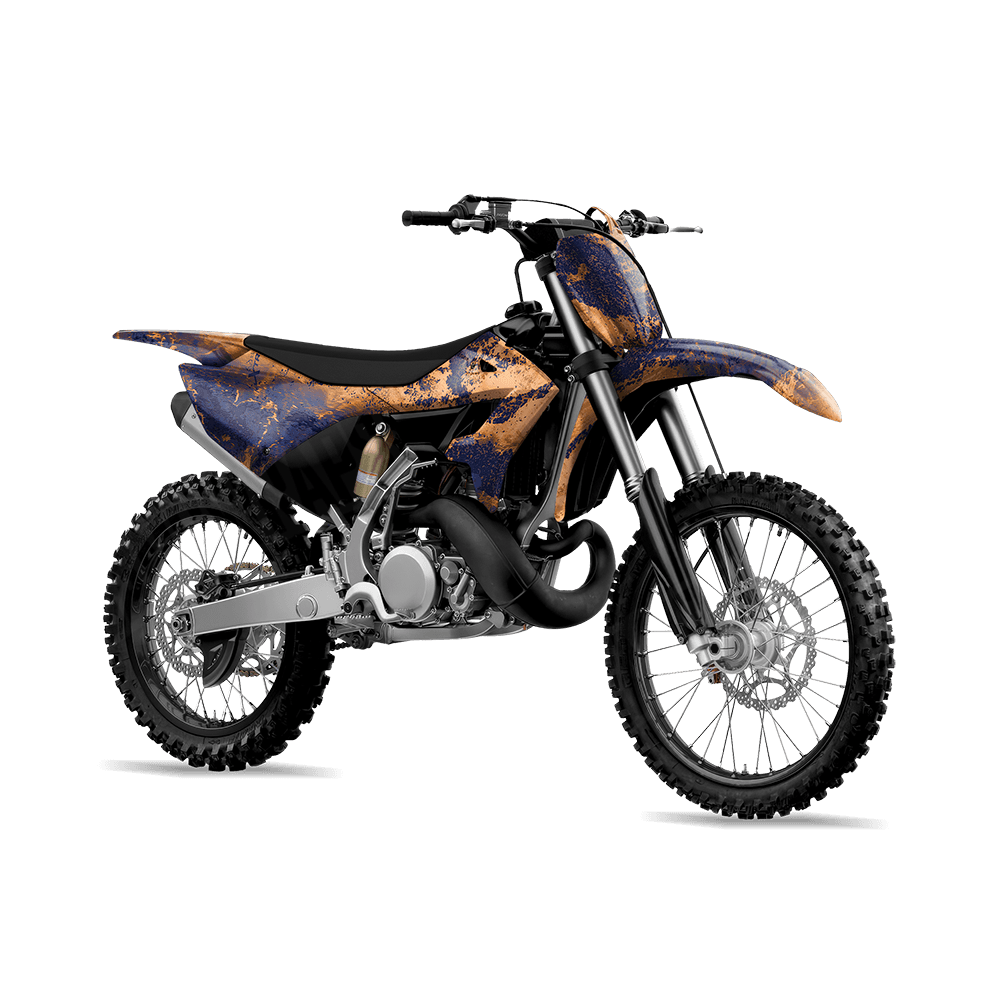 Realtree XTREME Spiced Navy Camo Dirt Bike Vinyl Wrap