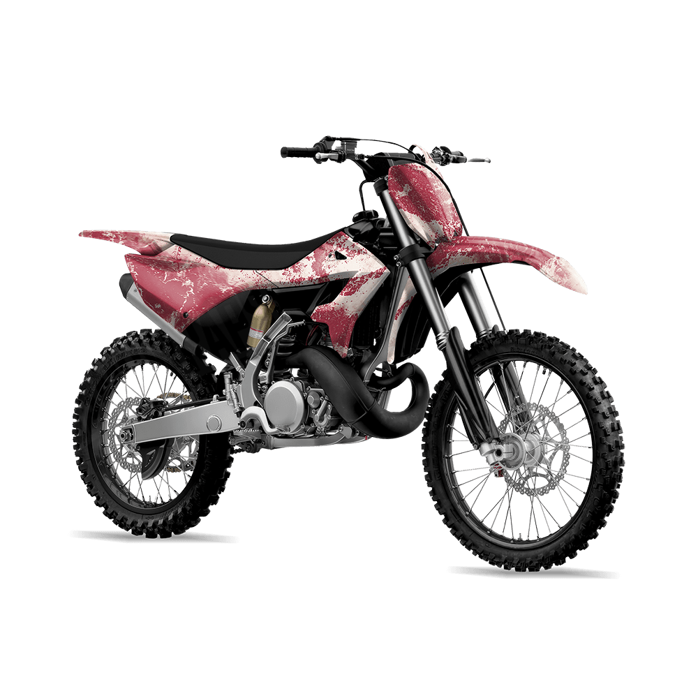 Realtree XTREME Viva Magenta Camo Dirt Bike Vinyl Wrap