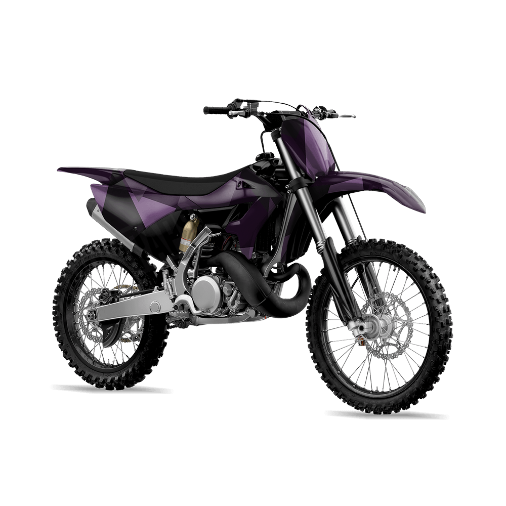 Shattered Darkwing Camo Dirt Bike Vinyl Wrap
